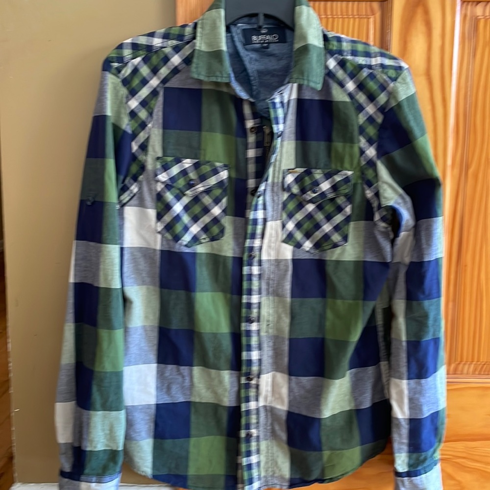 Men’s Buffalo David Bitton casual shirt, Size Small